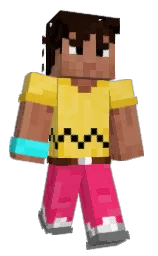 black and ronchi Minecraft skin — Classic model — first worn by TinasheLuvr
