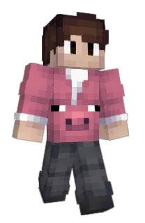 Front of PlanetPiggy's skin