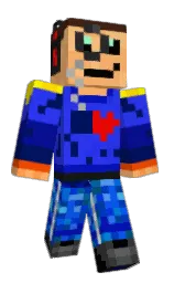 FastOnFeat's Minecraft skin wearing the Vanilla cape