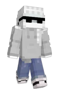 Front of WhiteStraight's skin