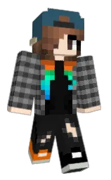 cod gray and casal Minecraft skin — Classic model — first worn by Tronia