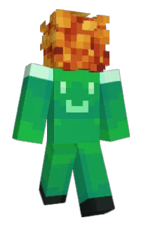 Front of UltraBeany's skin
