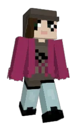 black and armadillo Minecraft skin — Slim model — first worn by kooler_cat