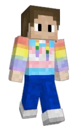 Tom_The_Geek's Minecraft skin wearing the Migrator cape