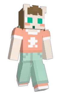 Front of AloeTevi's skin