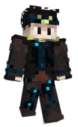 mine shaft and cocoa brown Minecraft skin — Classic model