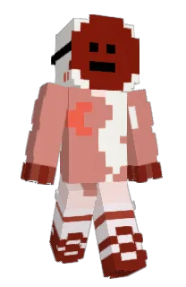 Front of EmojiBurst's skin