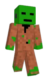 la palma and brown rust Minecraft skin — Classic model — first worn by Fleppaa