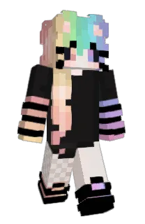 Front of Foxinne's skin