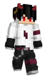 Mlaglass's Minecraft skin wearing the Menace cape