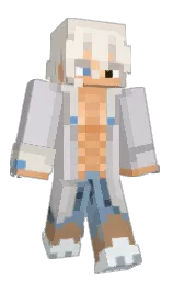 orange white and mischka Minecraft skin — Classic model — first worn by Pumpkinmilk284