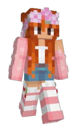 Bullfrog_777's Minecraft skin wearing the Cherry Blossom cape
