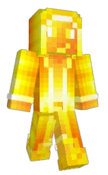 school bus yellow and lightning yellow Minecraft skin — Classic model