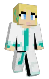 concrete and golden sand Minecraft skin — Slim model