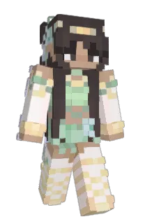 Front of naikia's skin