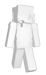 alabaster and white Minecraft skin — Slim model
