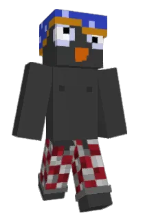Front of blokmeneertje's skin
