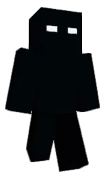 blue charcoal and gray Minecraft skin — Classic model