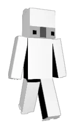 white and nobel Minecraft skin — Classic model — first worn by TeganTime2