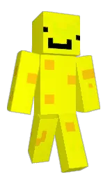 yellow and supernova Minecraft skin — Classic model
