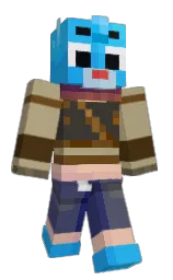 mongoose and picton blue Minecraft skin — Classic model — first worn by mizunocabbage