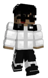 mercury and black Minecraft skin — Classic model — first worn by frendzik