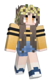 Front of Heyloe's skin