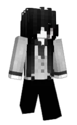 PureSnow's Minecraft skin wearing the Twisted cape