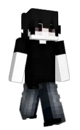 puej's Minecraft skin wearing the Migrator cape
