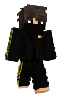Front of Mogazaki's skin