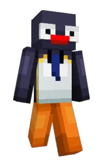 Front of Cyncro's skin