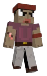 domino and cloudy Minecraft skin — Classic model