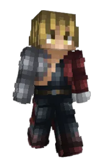 Front of Tchiki's skin