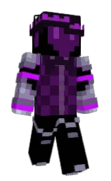 black and ebony Minecraft skin — Classic model