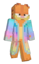 tan hide and powder ash Minecraft skin — Slim model — first worn by ChaosChroma
