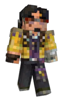 Front of Raydron's skin