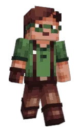 night rider and buccaneer Minecraft skin — Slim model — first worn by PonduanPondering