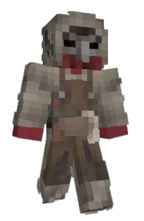 Front of ManesJr's skin