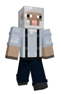 Front of Camofloss's skin