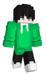 EchowolfYT's Minecraft skin wearing the Pan cape