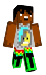 VIN0D's Minecraft skin wearing the Pan cape