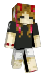 heavy metal and double pearl lusta Minecraft skin — Slim model