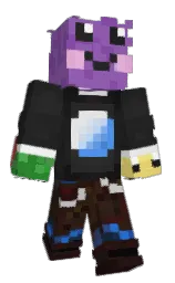 black and mine shaft Minecraft skin — Classic model — first worn by AnviLdropped