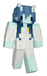 cararra and jagged ice Minecraft skin — Slim model — first worn by L0lzi3