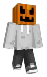 AxeNotFound's Minecraft skin wearing the Menace cape