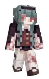 Minecraft-Skin in gondola und woody brown — Modell: Schmal — zuerst getragen von Yabu_ne