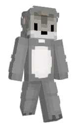 ThaNvX's Minecraft skin wearing the Aurora cape