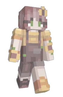 Front of mosshroomi's skin