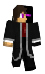 Endercrafting's Minecraft skin wearing the Hero cape