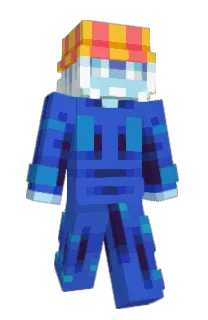 Front of kuwaffle's skin
